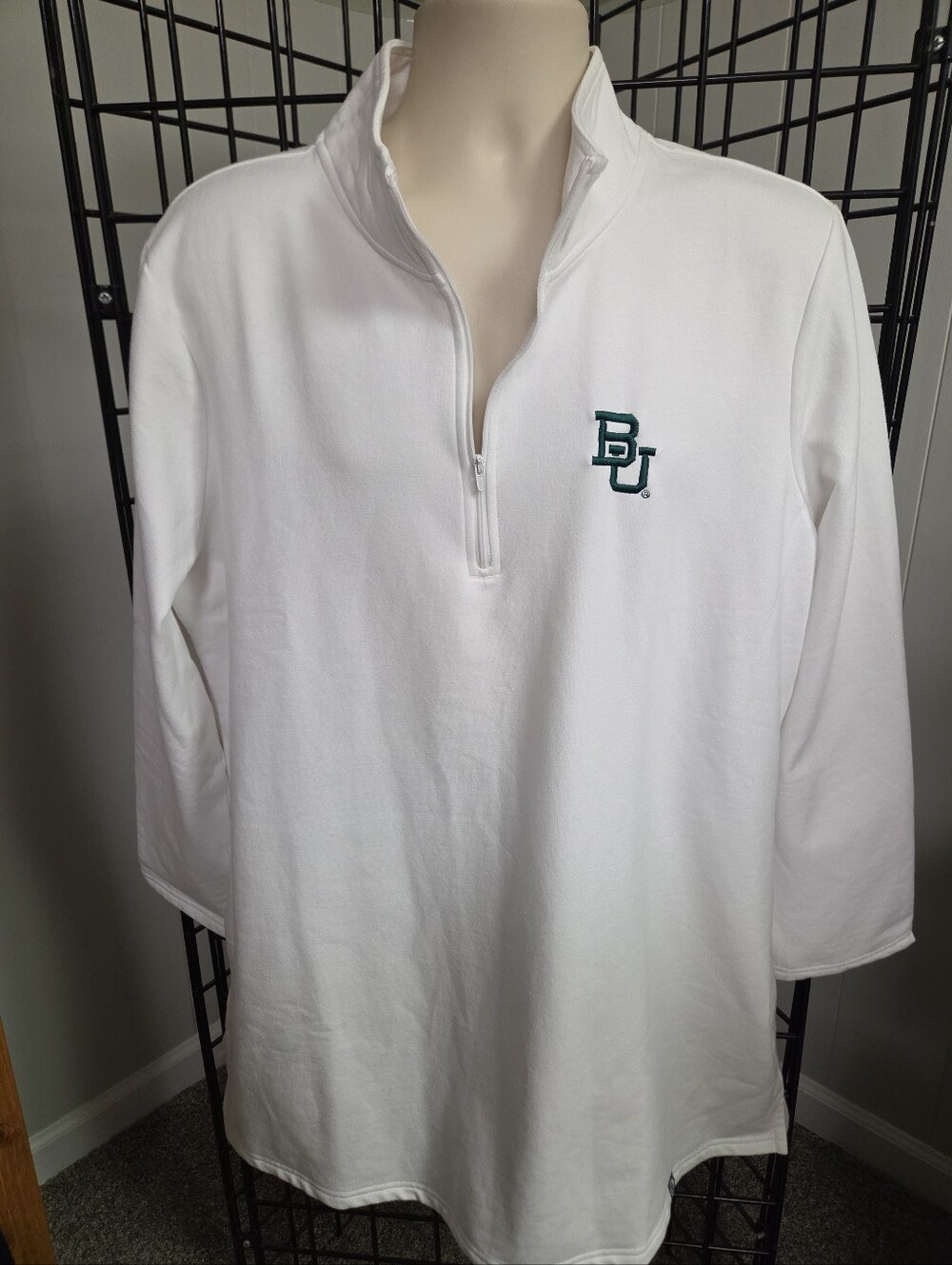 Team Issued Baylor University Bears Basketball 1/4 Zip Size 3XL Marleylilly